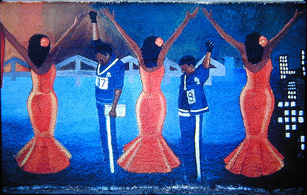 Detail View - F.A.M.E. In The Sprit Of Contribution Mural