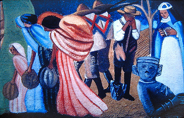 Detail View - F.A.M.E. In The Sprit Of Contribution Mural