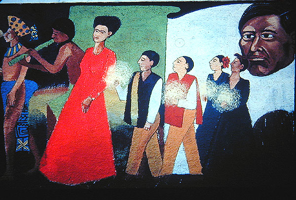 Detail View - F.A.M.E. In The Sprit Of Contribution Mural